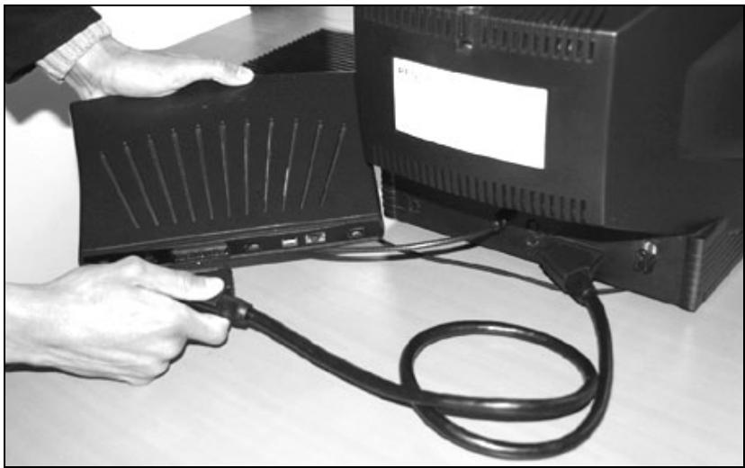 FREE BOX V3 - 1-4-1) Raccordement direct à votre téléviseur (si vous n'avez pas de magnétoscope) - 1