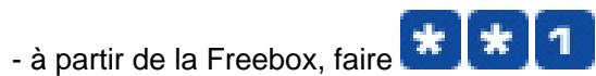 FREE BOX V3 - Consultation des messages : - 1