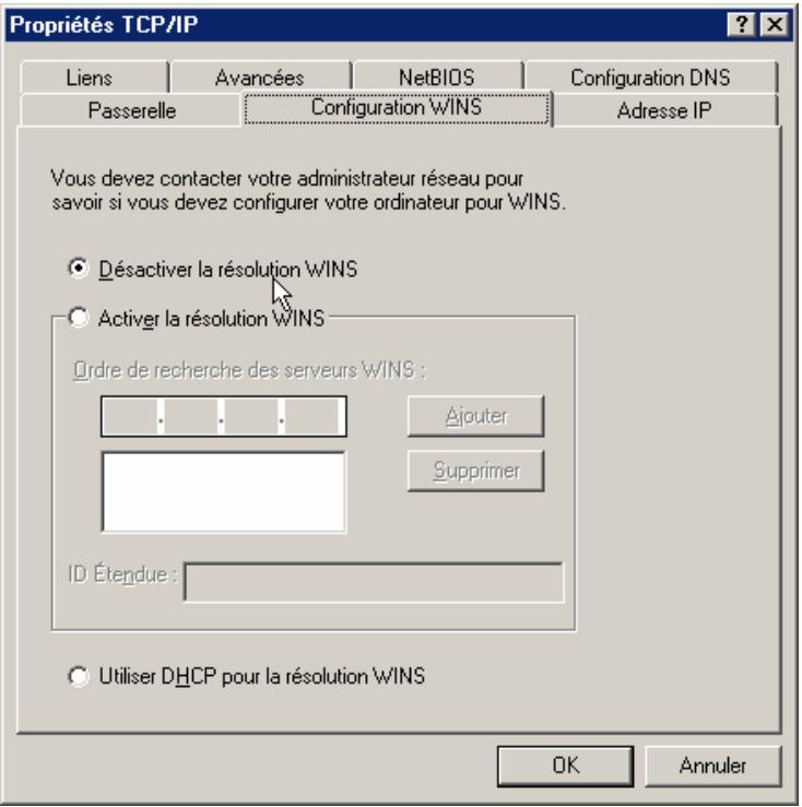 FREE BOX V3 - Support tcp/ip sous windows 95, 98 ou me. - 7