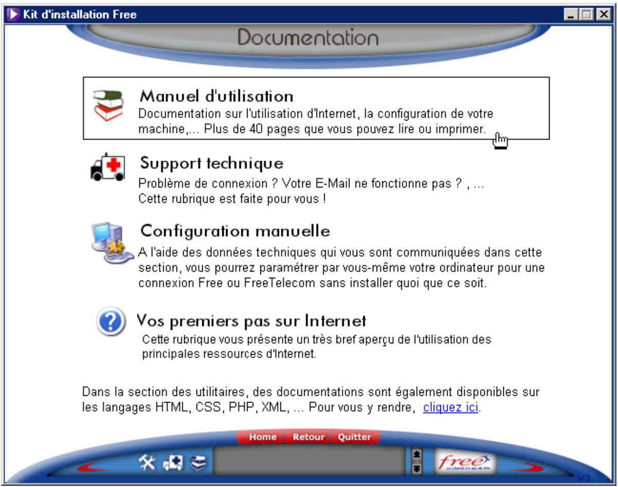 FREE BOX V3 - 5-2-1) Documentation présente sur le cd-rom de free - 1