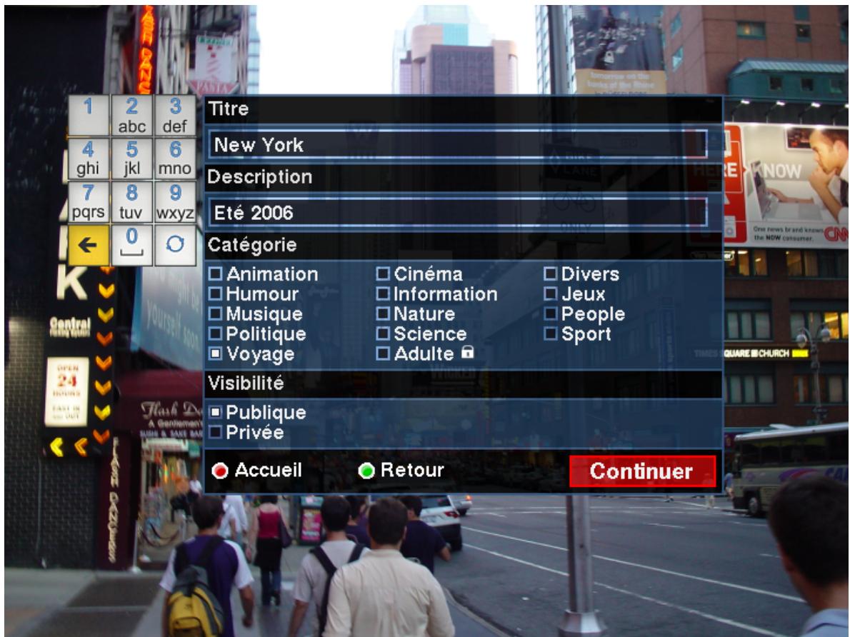 FREE TV PERSO 1.1 - Procédure pour diffuser une vidéo - 3