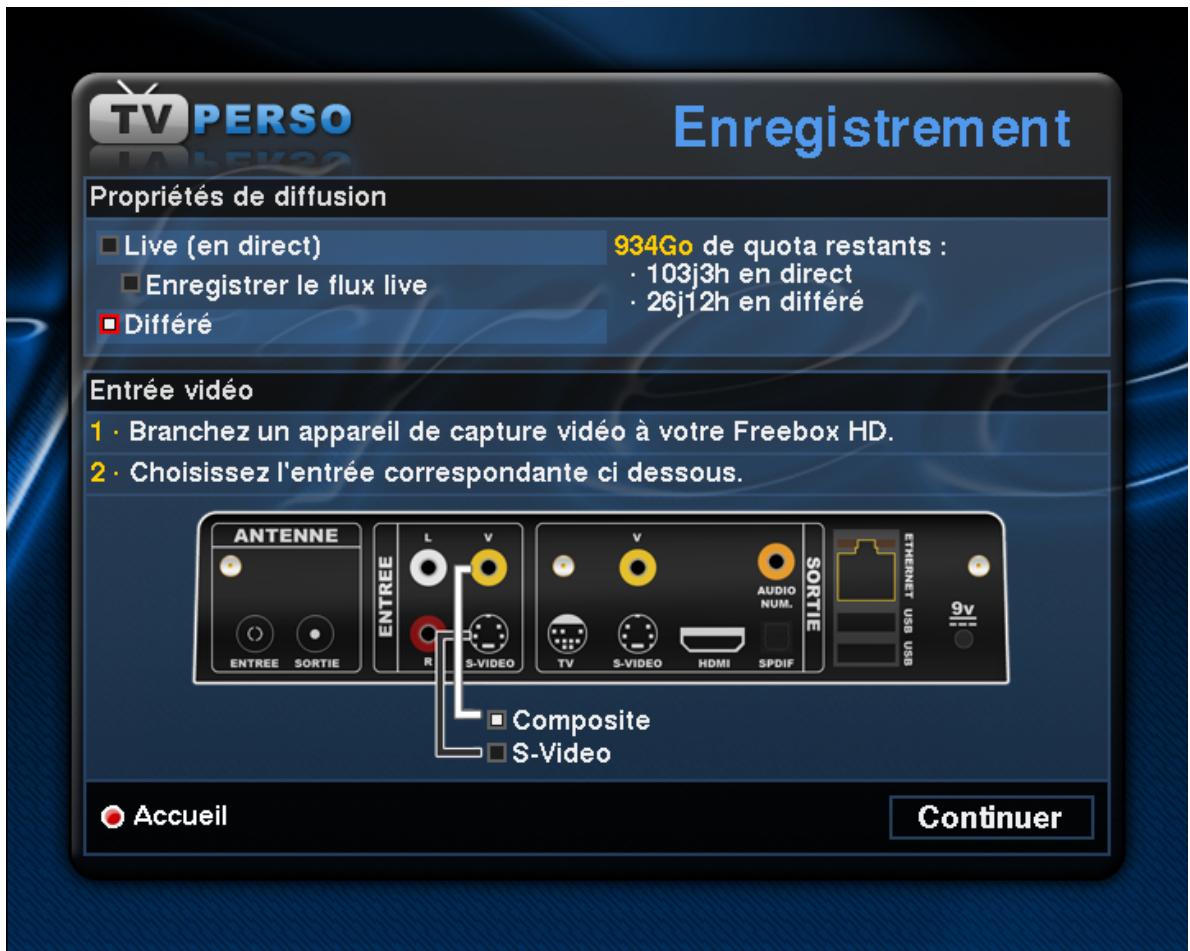 FREE TV PERSO 1.1 - Procédure pour diffuser une vidéo - 2