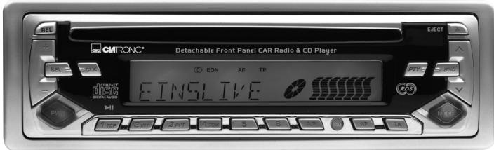 CLATRONIC AR 663 CD - Autoradio mit CD-Player - 1