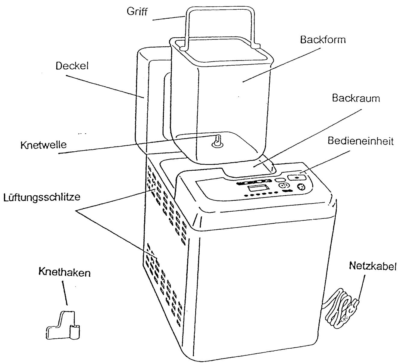 CLATRONIC BBA 2294 - BEDIENUNGSANLEITUNG UND REZEPTE - 1