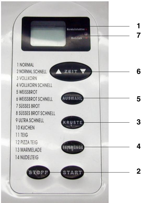 CLATRONIC BBA 2721 - Control Panel - 1