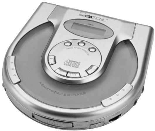 CLATRONIC CDP 511 - Tragbarer CD-Spieler - 1