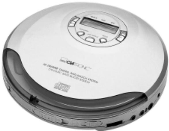 CLATRONIC CDP 512 - Tragbarer CD-Spieler - 1