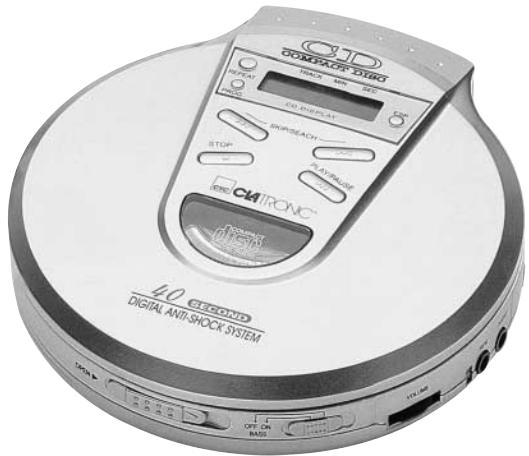 CLATRONIC CDP 513 - Tragbarer CD-Spieler - 1