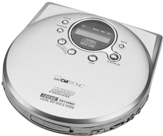 CLATRONIC CDP 515 MP3 - Tragbarer CD-Spieler - 1
