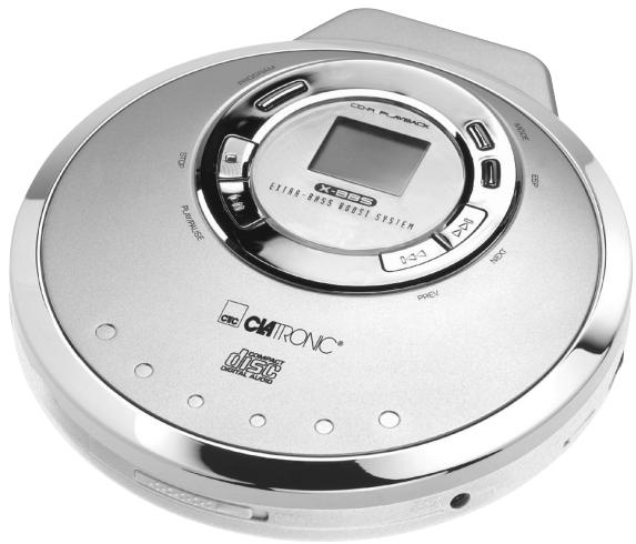 CLATRONIC CDP 549 - Tragbarer CD-Spieler - 1