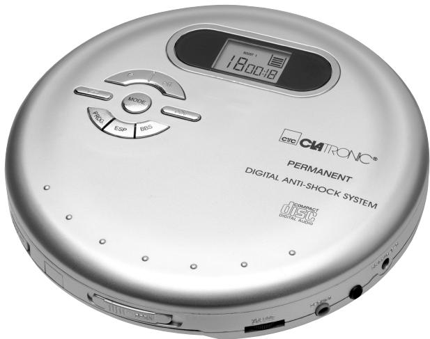 CLATRONIC CDP 603 - Tragbarer CD-Player - 1