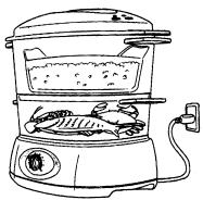 CLATRONIC DG 2596 - Uzywanie dwu naczyn parowych - 1