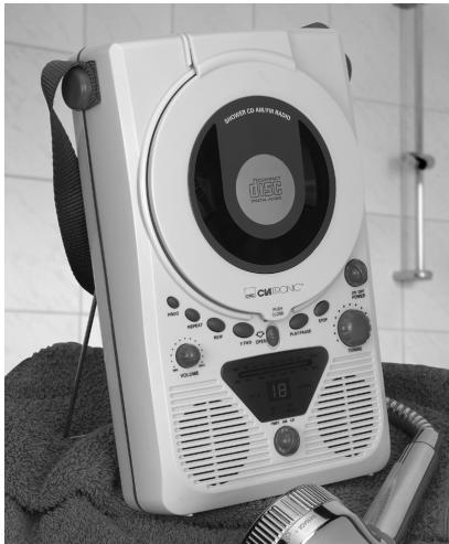 CLATRONIC DR 564 CD - Duschradio mit CD-Player - 1