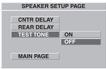 CLATRONIC DVD 552 HC - Tuning of the speaker system - 1