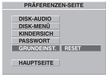 CLATRONIC DVD 552 HC - Rücksetzen in Auslieferungszustand (RESET) - 2