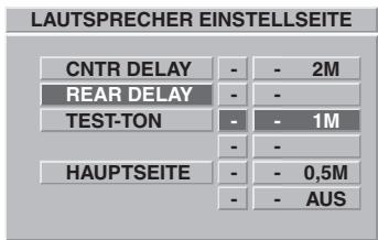 CLATRONIC DVD 552 HC - Zeitverzögerung bei Center und Surround - 3