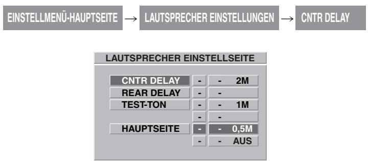CLATRONIC DVD 552 HC - Zeitverzögerung bei Center und Surround - 1
