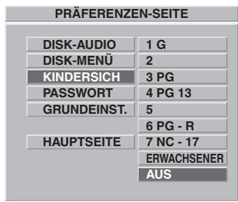CLATRONIC DVD 552 HC - Kindersicherung ein- bzw. ausschalten: - 2