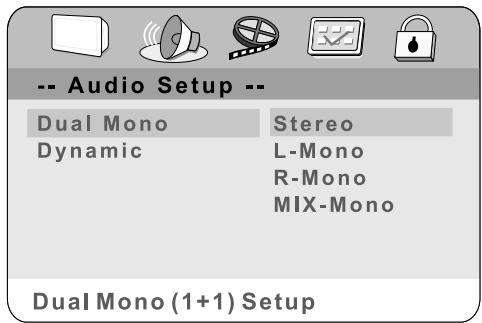 CLATRONIC DVD 556 - AUDIO Einstellung - 5