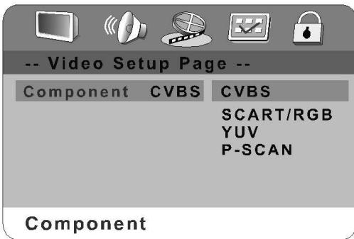 CLATRONIC DVD 569 - VIDEO SETUP - 1