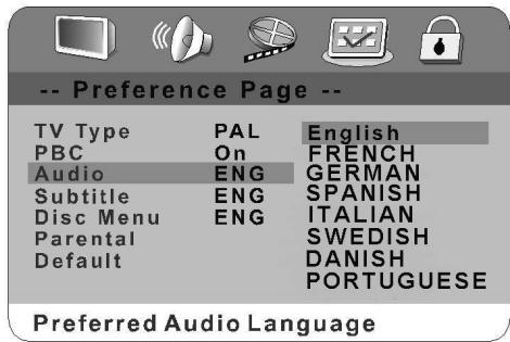 CLATRONIC DVD 569 - AUDIO/SUBTITLE/DISC MENU - 1