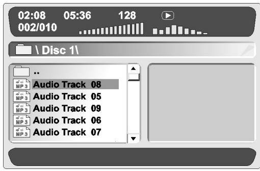CLATRONIC DVD 569 - Playback of MP3 files - 2