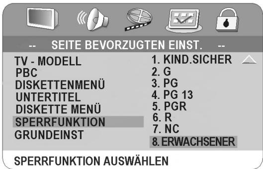 CLATRONIC DVD 569 - SPERRFUNION (Elterliche Kontrolle) - 1