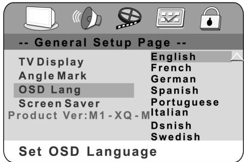 CLATRONIC DVD 582 - OSD LANG - 1