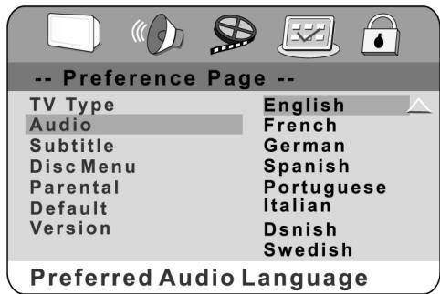 CLATRONIC DVD 582 - AUDIO/SUBTITLES/DISC MENU - 1