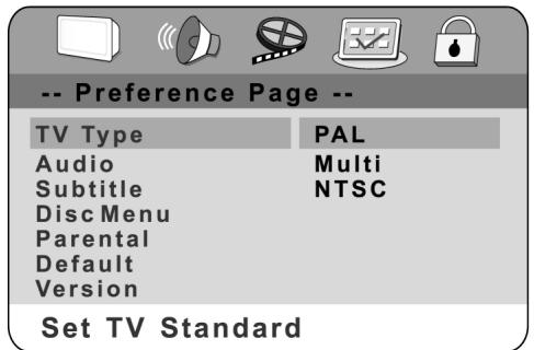 CLATRONIC DVD 582 - Typ telewizora - 1