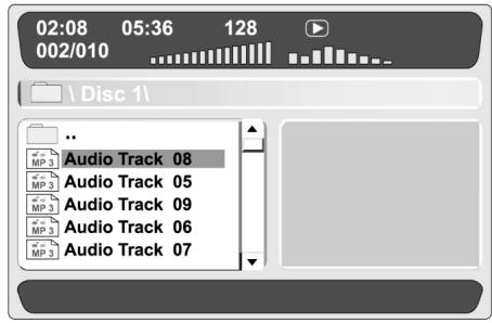 CLATRONIC DVD 582 - Playing back MP3 Files - 2