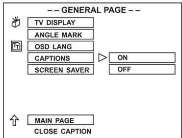 CLATRONIC DVD 592 - Set up CAPTIONS - 1