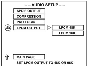 CLATRONIC DVD 592 - 4.Ajuste de la calidad LPCM - 1