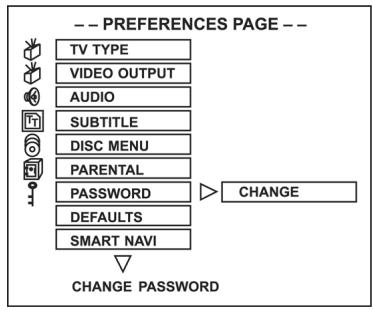 CLATRONIC DVD 592 - Set up the PASSWORD - 1
