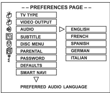 CLATRONIC DVD 592 - Set up the AUDIO - 1