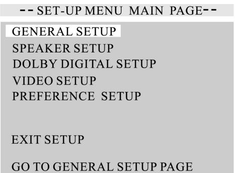 CLATRONIC DVD 608 HC - SETUP MENU - 1