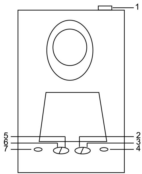 CLATRONIC DVD 608 HC - Pannello di lavoro anteriore (subwoofer) - 2