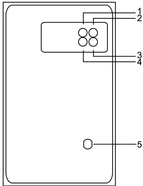 CLATRONIC DVD 608 HC - Rückwärte Bedientafel (für Subwoofer) - 1