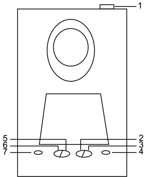 CLATRONIC DVD 608 HC - Przedni panel obstugi (Subwoofer - gólownik niskotonowy) - 2