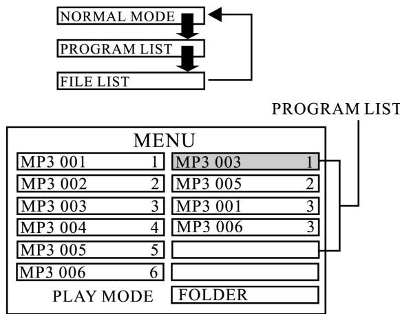 CLATRONIC DVD 608 HC - To program play an MP3 file - 1