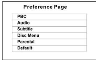 CLATRONIC DVD 613 - Preference setup - 1