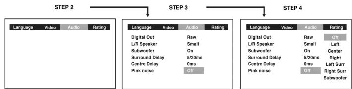 CLATRONIC DVD 619 HC - Pink Noise (Sonido de ruido de fondo) - 1