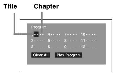 CLATRONIC DVD 619 HC - Programming a chapter - 1