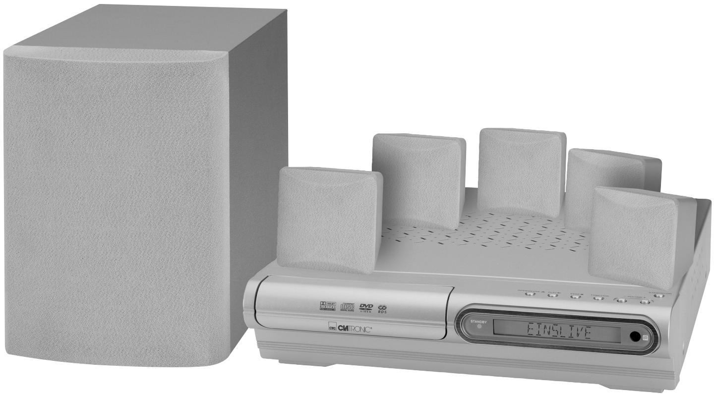 CLATRONIC DVD 619 HC - Home Cinema / DVD Kombination - 1