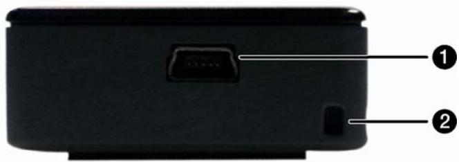 NAVMAN B10-RECEIVER - Éléments latéraux - 1