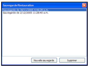 NAVMAN F-SERIES DESKTOP F20 - Comment sauvegarder des informations sur le Navman? - 1
