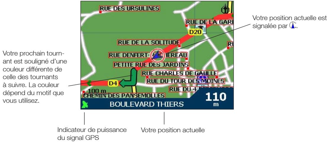 NAVMAN ICN600 - Ecran de carte - 1