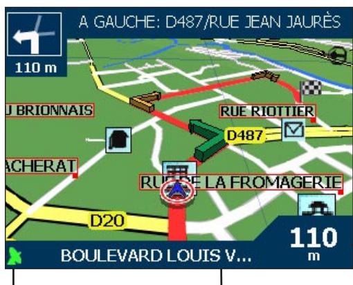 NAVMAN ICN600 - Ecran de carte en 3D - iCN 635 et 650 uniquement - 1