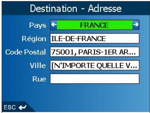 NAVMAN ICN600 - Vers une adresse - 1