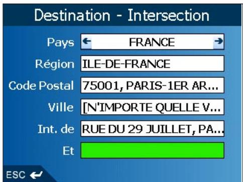 NAVMAN ICN600 - Vers l'intersection de deux rues - 1